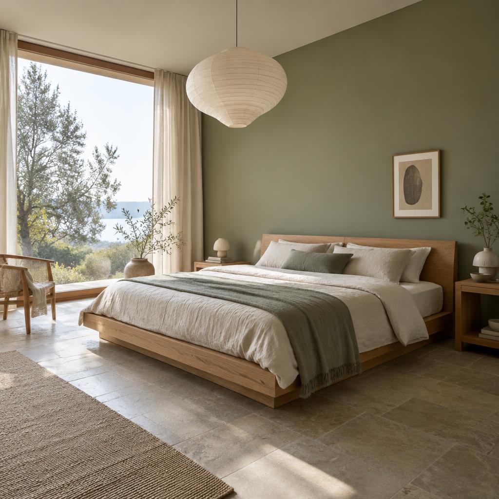 Earth-Toned Bedroom