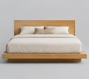 Low Oak Bed